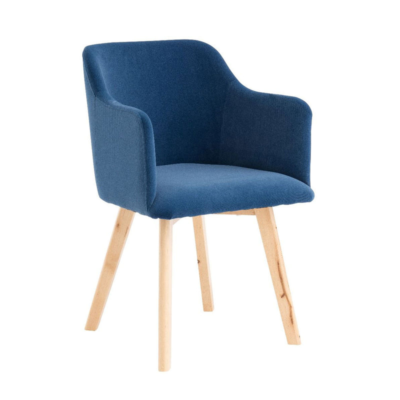 Rander Velvet Armchair (Set of 2) by Lavishway | Armchairs-24253