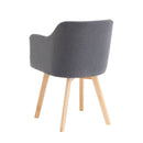 Rander Velvet Armchair (Set of 2) by Lavishway | Armchairs-24260