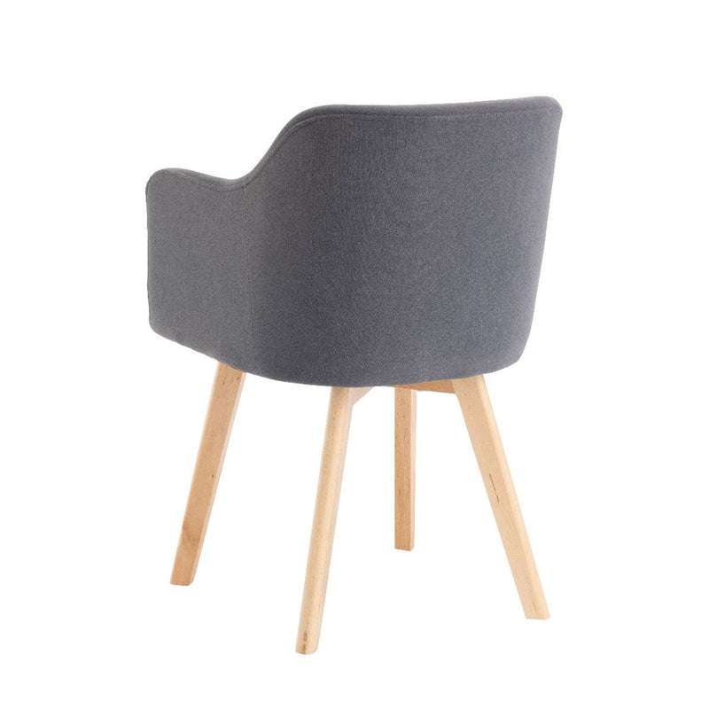 Rander Velvet Armchair (Set of 2) by Lavishway | Armchairs-24260