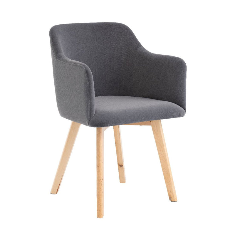 Rander Velvet Armchair (Set of 2) by Lavishway | Armchairs-24251