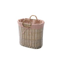Wicklewood Rattan Log Basket With Ear Handles by Lavishway | Storage Baskets & Boxes-36076