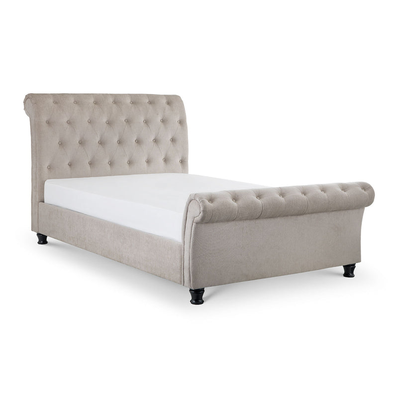Ravello Upholstered Fabric Bed Frame by Lavishway | Fabric Beds-61152