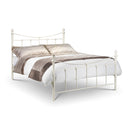Rebecca Curved Headboard Metal Bed Frame by Lavishway | Metal Beds-61138