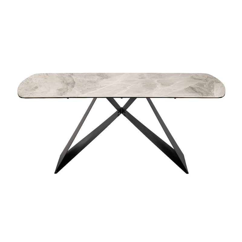 Reva Marble Effect Rectangular Dining Table by Lavishway | Dining Tables-24227