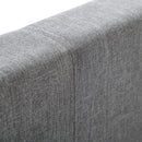 Rialto Hardwood Linen Fabric Bed Frame by Lavishway | Fabric Beds-61105