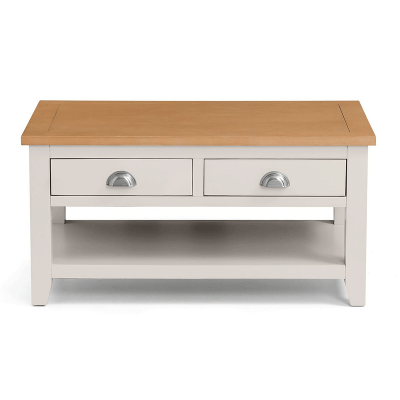 Richmond Oak 2 Drawers Coffee Table by Lavishway | Coffee Tables-61073
