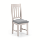 Richmond Oak Grey Finish Wooden Dining Chair by Lavishway | Dining Chairs-61064