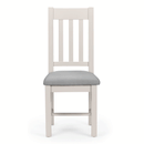 Richmond Oak Grey Finish Wooden Dining Chair by Lavishway | Dining Chairs-61065
