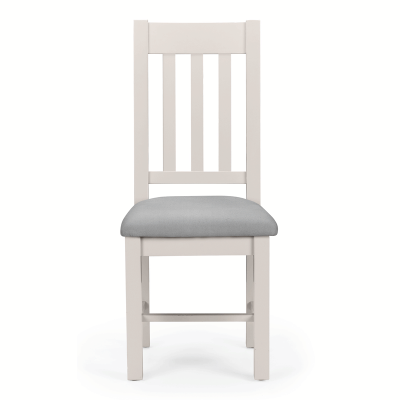 Richmond Oak Grey Finish Wooden Dining Chair by Lavishway | Dining Chairs-61065