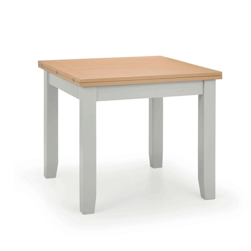 Richmond Oak Flip Top Dining Table In Grey by Lavishway | Dining Tables-61047