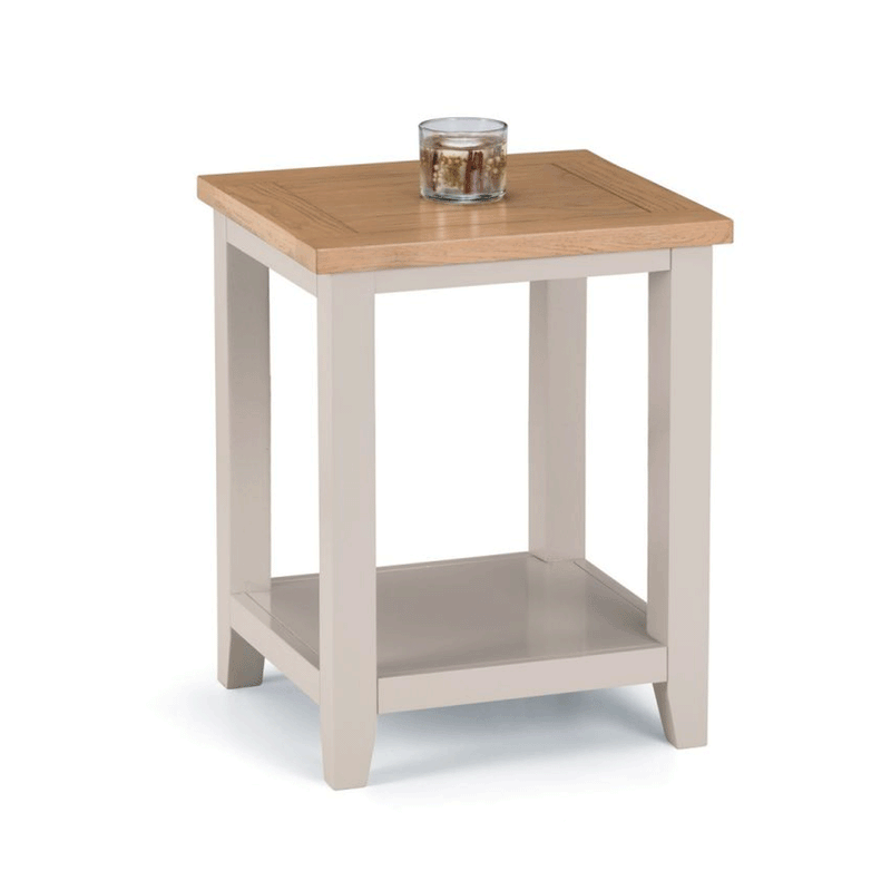 Richmond Oak Lower Shelf Lamp Table by Lavishway | Side Tables-61041