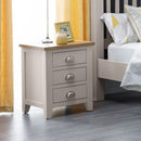 Richmond Oak 3 Drawers Bedside Table by Lavishway | Bedside Tables-61058