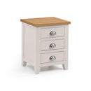 Richmond Oak 3 Drawers Bedside Table by Lavishway | Bedside Tables-61059