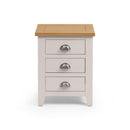 Richmond Oak 3 Drawers Bedside Table by Lavishway | Bedside Tables-61060