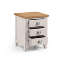 Richmond Oak 3 Drawers Bedside Table by Lavishway | Bedside Tables-61061