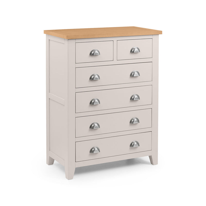 Richmond Oak 4 Over 2 Chest Of Drawers by Lavishway | Chest Of Drawers-61037