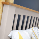Richmond Oak Grey Painted Bed Frame by Lavishway | Wooden Beds-61015