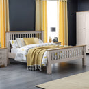 Richmond Oak Grey Painted Bed Frame by Lavishway | Wooden Beds-61011
