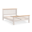 Richmond Oak Grey Painted Bed Frame by Lavishway | Wooden Beds-61014