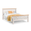 Richmond Oak Grey Painted Bed Frame by Lavishway | Wooden Beds-61012