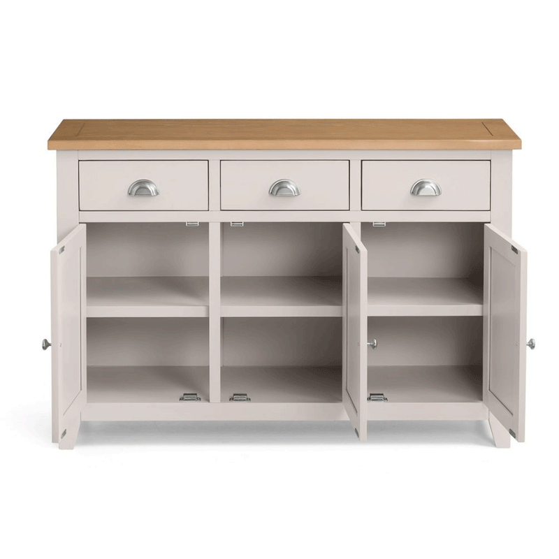 Richmond Oak 3 Doors & 3 Drawers Sideboard by Lavishway | Sideboards-61021