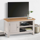 Richmond Oak And Grey Finish 1 Door TV Unit by Lavishway | TV Units Cabinets-60991