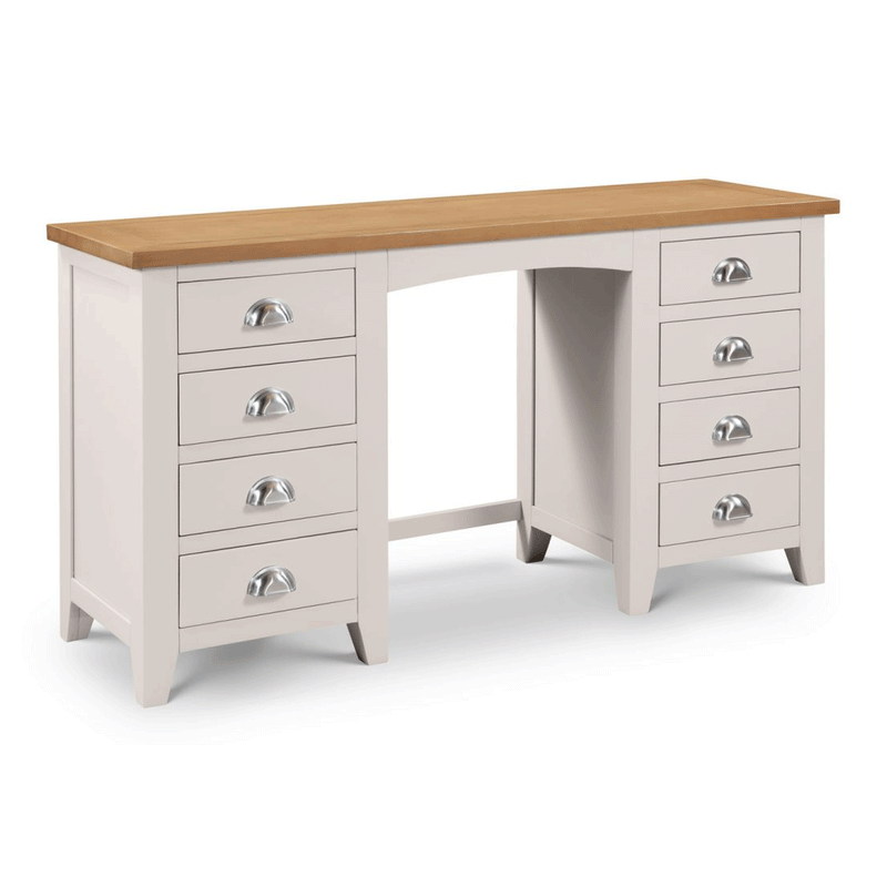 Richmond Oak 8 Drawers Dressing Table by Lavishway | Dressing Tables-60982