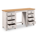 Richmond Oak 8 Drawers Dressing Table by Lavishway | Dressing Tables-60983