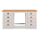 Richmond Oak 8 Drawers Dressing Table by Lavishway | Dressing Tables-60984