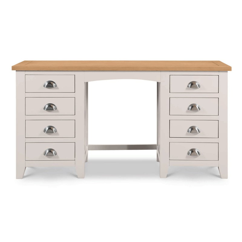 Richmond Oak 8 Drawers Dressing Table by Lavishway | Dressing Tables-60984