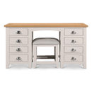 Richmond Oak 8 Drawers Dressing Table by Lavishway | Dressing Tables-60985