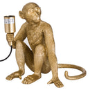 Ringo Monkey Gold Resin Table Lamp by Lavishway | Table Lamps-26562