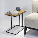 Risano Metal Piping Base Side Table by Lavishway | Side Tables-23053