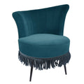 Rita Fabric & Velvet Cocktail Chair by Lavishway | Accent Chairs-24214