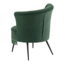 Rita Fabric & Velvet Cocktail Chair by Lavishway | Accent Chairs-24217