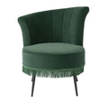 Rita Fabric & Velvet Cocktail Chair by Lavishway | Accent Chairs-24216