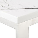 Ritz Marble Glass Top Console Table by Lavishway | Hallway Console Table-24192