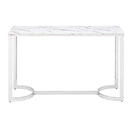 Ritz Marble Glass Top Console Table by Lavishway | Hallway Console Table-24189