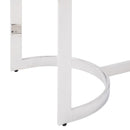 Ritz Marble Glass Top Console Table by Lavishway | Hallway Console Table-24191