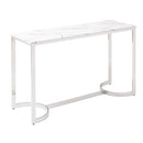Ritz Marble Glass Top Console Table by Lavishway | Hallway Console Table-24188