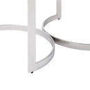 Ritz Marble Glass Top Side Table by Lavishway | Side Tables-24186