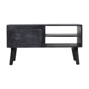 Riva Blue Lucy Locket Printed Media Unit by Lavishway | TV Units Cabinets-57628