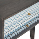 Riva Mirabelle Printed Bedside Table by Lavishway | Bedside Tables-57608