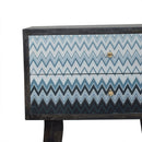 Riva Mirabelle Printed Bedside Table by Lavishway | Bedside Tables-57607