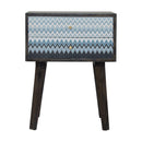 Riva Mirabelle Printed Bedside Table by Lavishway | Bedside Tables-57605