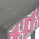 Riva Pink Helsinki Printed Bedside Table by Lavishway | Bedside Tables-57656