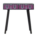 Riva Pink Helsinki Printed Console Table by Lavishway | Hallway Console Table-57637
