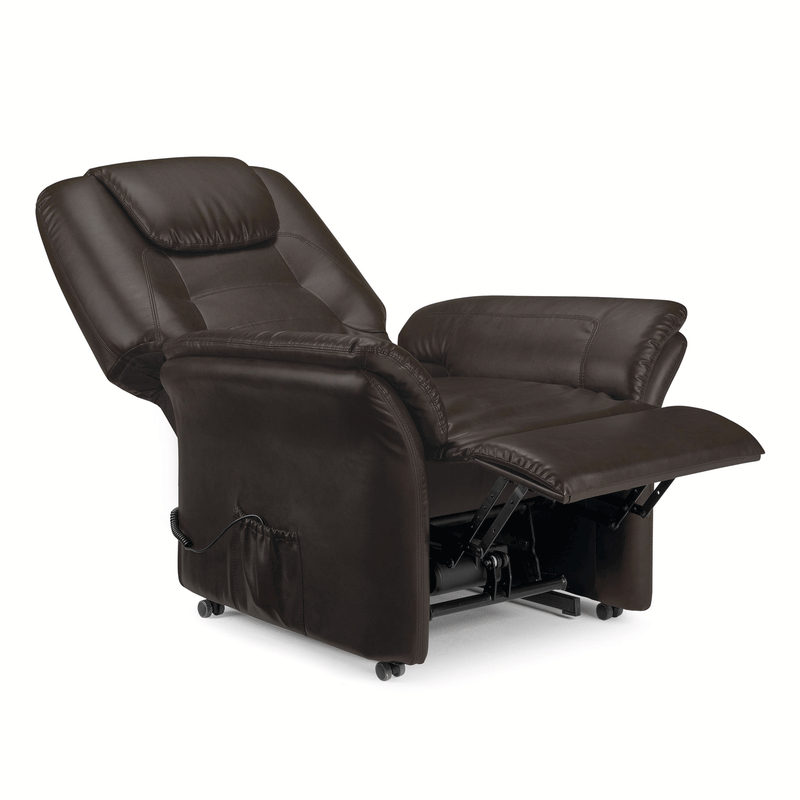Riva Faux Leather Rise & Recline Chair by Lavishway | Recliner Sofa-60977