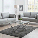 Riviera Glass Top Octagonal Coffee Table by Lavishway | Coffee Tables-60962