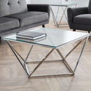 Riviera Glass Top Octagonal Coffee Table by Lavishway | Coffee Tables-60963